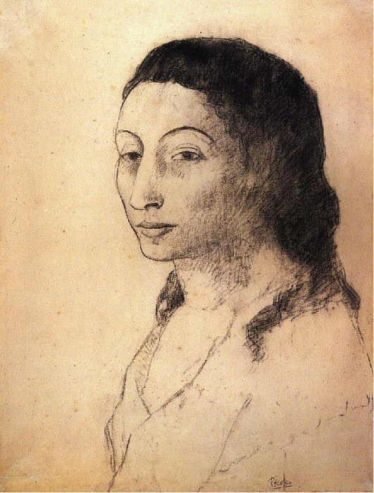 1906 Portrait de Fernande, Пабло Пикассо (1881-1973) Период: 1889-1907