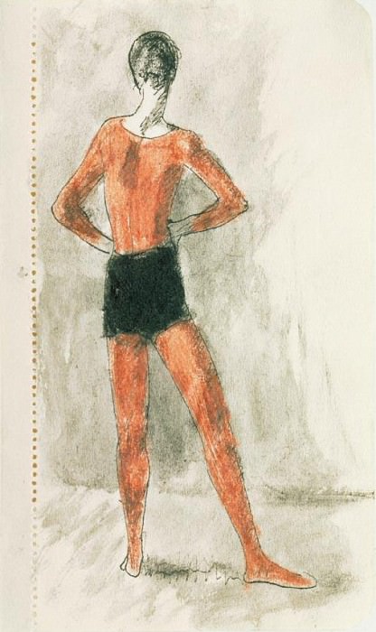 1905 GarЗon au caleЗon noir, Пабло Пикассо (1881-1973) Период: 1889-1907