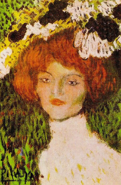1901 La MadrilКne , Пабло Пикассо (1881-1973) Период: 1889-1907