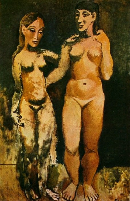1906 Deux femmes nues2, Пабло Пикассо (1881-1973) Период: 1889-1907