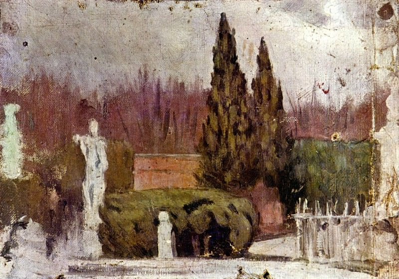 1897 Le Parc del Retiro, Пабло Пикассо (1881-1973) Период: 1889-1907