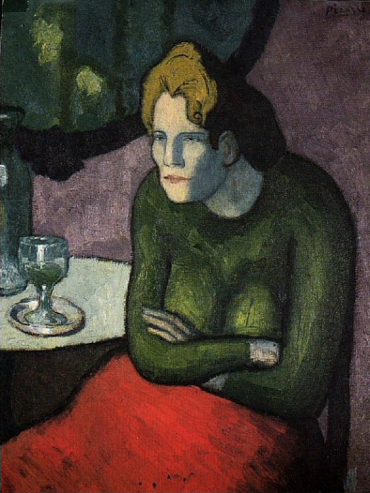 1901 Femme aux bras croisВs, Пабло Пикассо (1881-1973) Период: 1889-1907