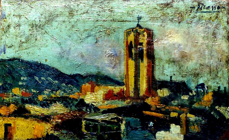 1903 Paysage catalan, Пабло Пикассо (1881-1973) Период: 1889-1907