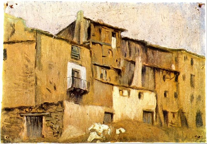 1898 Maisons de Horta dEbre, Pablo Picasso (1881-1973) Period of creation: 1889-1907
