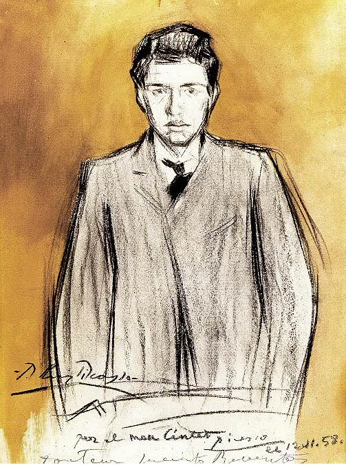1899 Portrait de Jacint Reventos, Пабло Пикассо (1881-1973) Период: 1889-1907