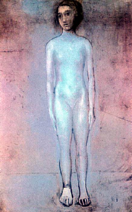 1903 Petite fille debout, Пабло Пикассо (1881-1973) Период: 1889-1907