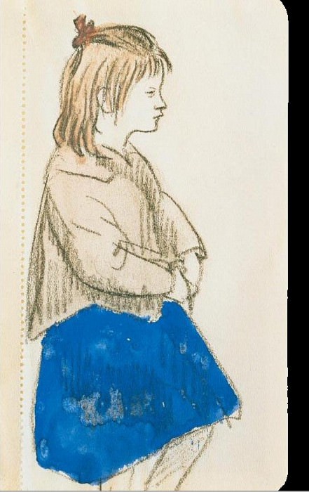 1905 Jeune fille, Пабло Пикассо (1881-1973) Период: 1889-1907