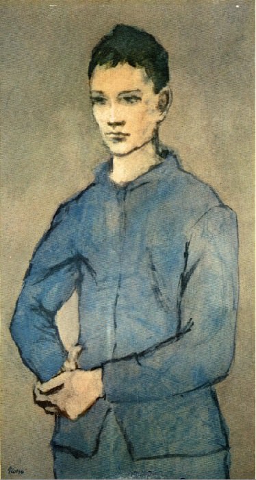 1905 GarЗon bleu, Pablo Picasso (1881-1973) Period of creation: 1889-1907