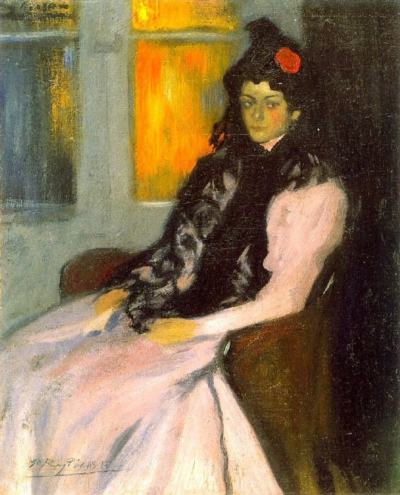 1899 Lola Picasso, soeur de lartiste, Пабло Пикассо (1881-1973) Период: 1889-1907