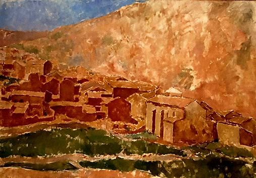 1906 Paysage de Gвsol, Пабло Пикассо (1881-1973) Период: 1889-1907