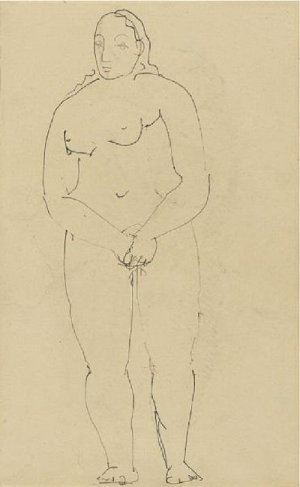 1906 Portrait de femme, Pablo Picasso (1881-1973) Period of creation: 1889-1907