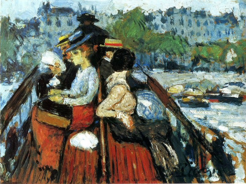 1901 Sur le pont supВrieur, Пабло Пикассо (1881-1973) Период: 1889-1907