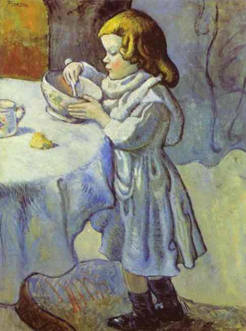 1901 Le gourmet, Пабло Пикассо (1881-1973) Период: 1889-1907