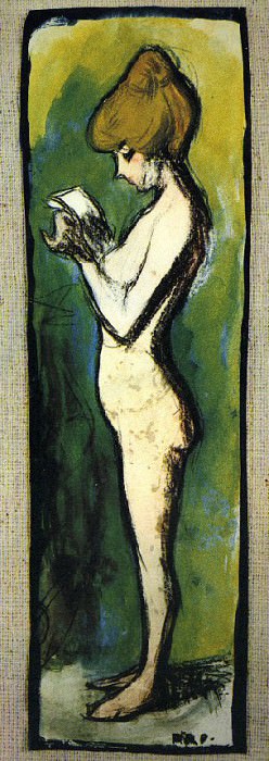 1899 Femme debout, Пабло Пикассо (1881-1973) Период: 1889-1907