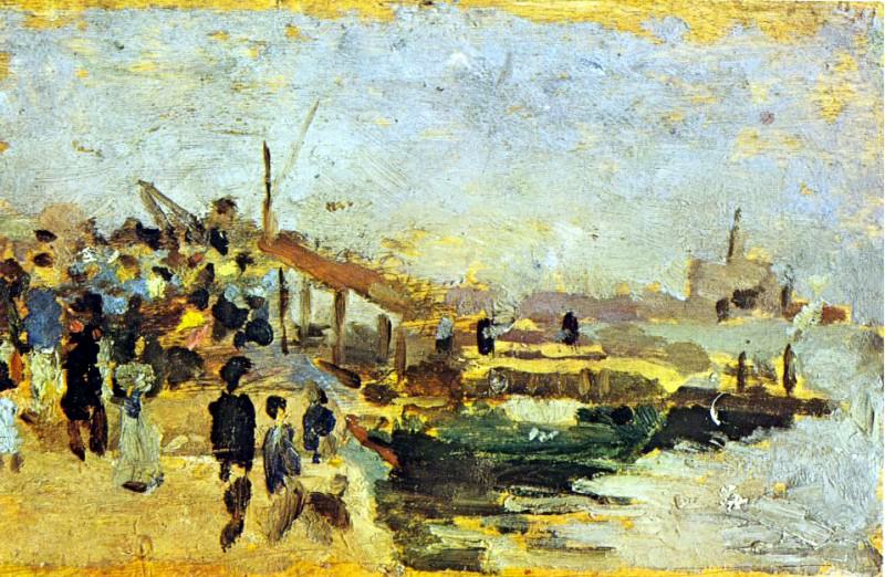 1895 Paysage de port, Пабло Пикассо (1881-1973) Период: 1889-1907