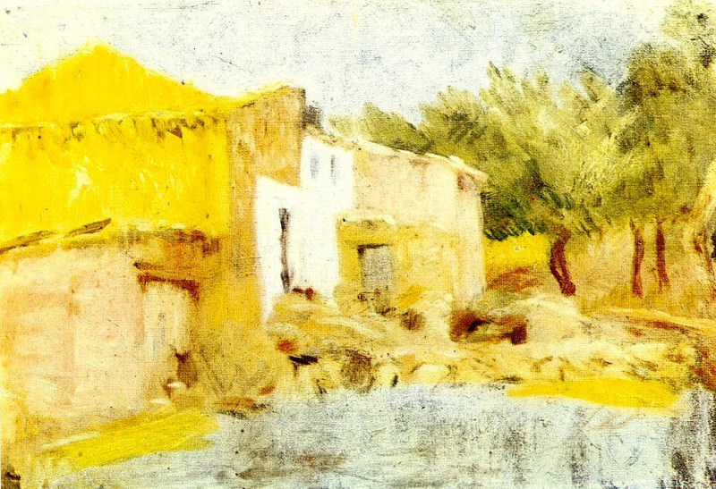 1898 Mas du Quiquet, Пабло Пикассо (1881-1973) Период: 1889-1907