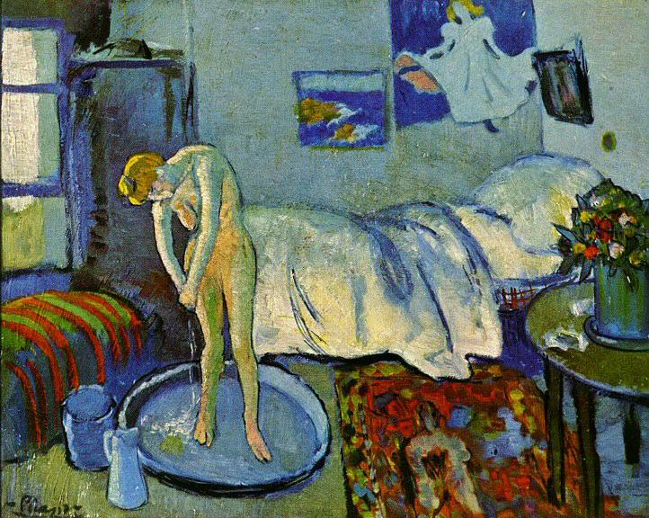 1901 La chambre bleue , Pablo Picasso (1881-1973) Period of creation: 1889-1907