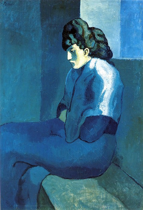 1901 Femme de Saint-Lazare par clair de lune, Пабло Пикассо (1881-1973) Период: 1889-1907