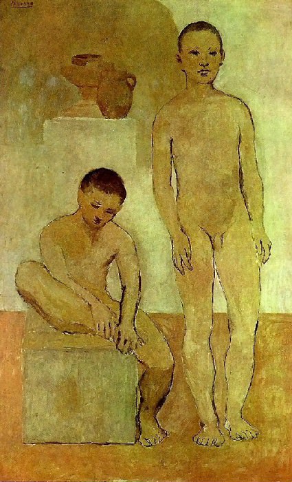 1906 Les adolescents, Пабло Пикассо (1881-1973) Период: 1889-1907