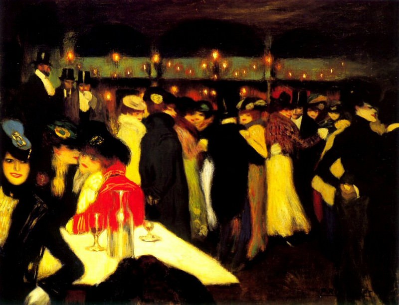 1900 Moulin de la galette, Пабло Пикассо (1881-1973) Период: 1889-1907