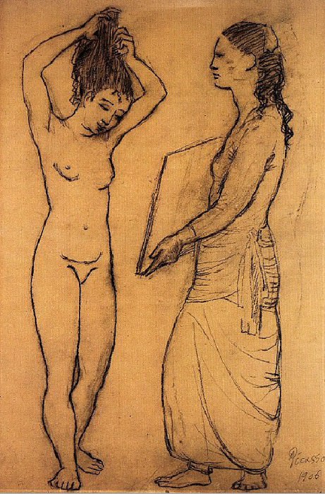1906 La toilette [Рtude], Пабло Пикассо (1881-1973) Период: 1889-1907