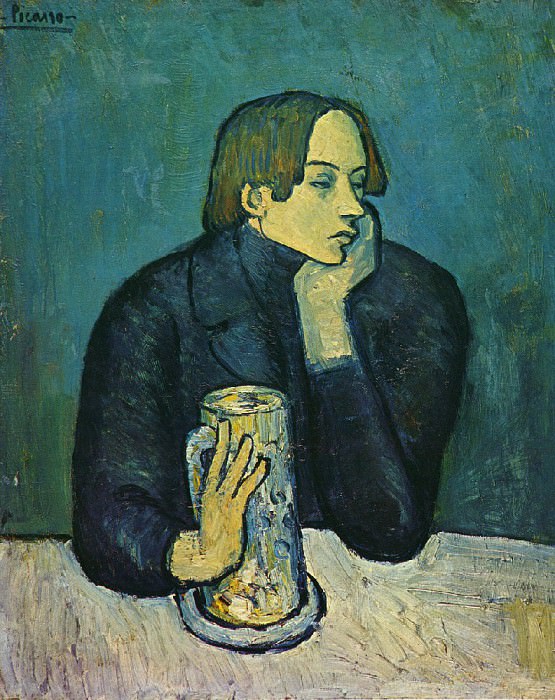 1901 Portrait De Jaime SabartКs , Пабло Пикассо (1881-1973) Период: 1889-1907