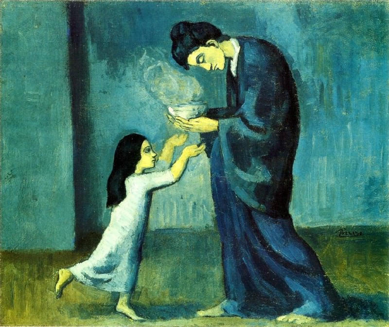 1902 La soupe, Пабло Пикассо (1881-1973) Период: 1889-1907