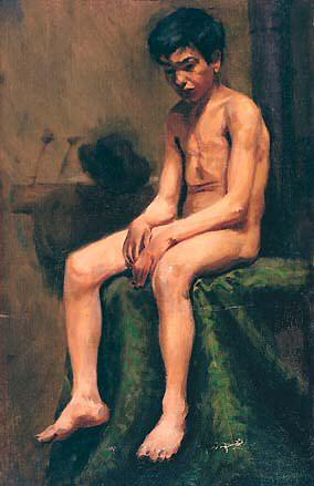 1898 GarЗon bohВmien nu, Пабло Пикассо (1881-1973) Период: 1889-1907