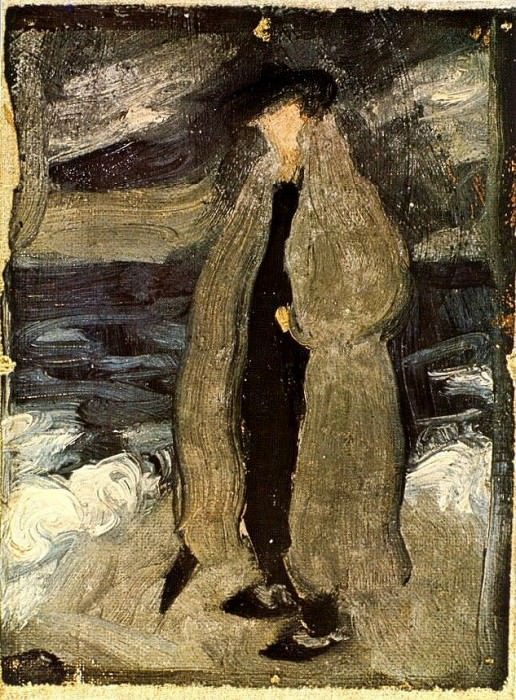 1899 Don JosВ sur le rivage, Пабло Пикассо (1881-1973) Период: 1889-1907