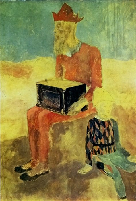 1905 Le Bouffon, Пабло Пикассо (1881-1973) Период: 1889-1907