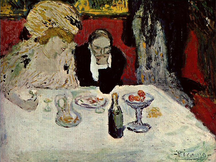 1901 Les soupeurs2, Пабло Пикассо (1881-1973) Период: 1889-1907