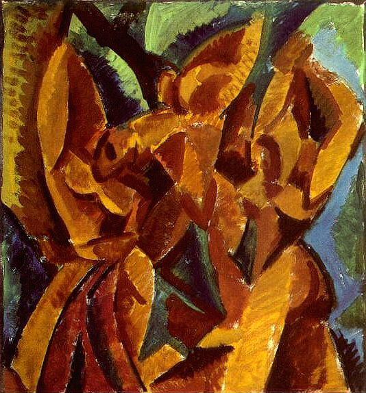 1907 Trois femmes [Рtude], Пабло Пикассо (1881-1973) Период: 1889-1907