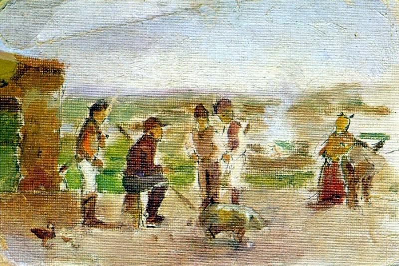 1895 Paysage2, Пабло Пикассо (1881-1973) Период: 1889-1907