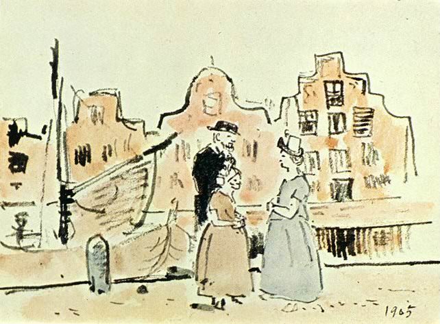 1905 Au bord du canal, Пабло Пикассо (1881-1973) Период: 1889-1907