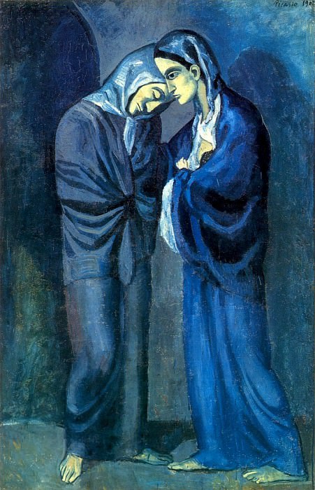 1902 Lentrevue , Pablo Picasso (1881-1973) Period of creation: 1889-1907
