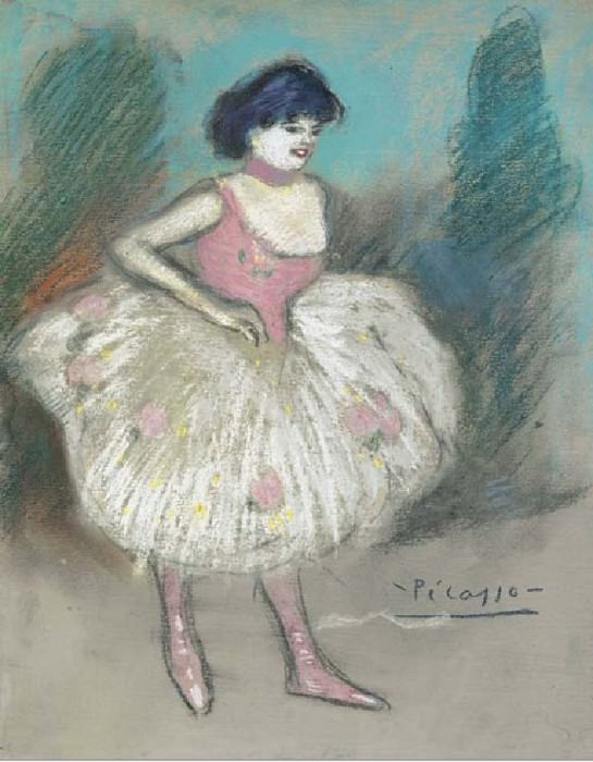 1901 Ballerina, Пабло Пикассо (1881-1973) Период: 1889-1907