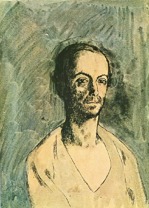 1904 Portrait de Manolo HuguВ, Пабло Пикассо (1881-1973) Период: 1889-1907