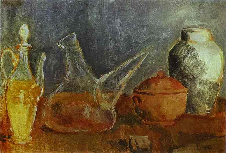 1906 Nature morte aux vases1, Pablo Picasso (1881-1973) Period of creation: 1889-1907