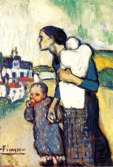 1901 MКre et enfant2, Пабло Пикассо (1881-1973) Период: 1889-1907