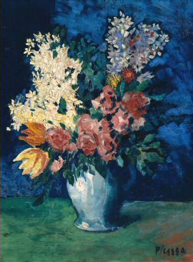 1901 Fleurs, Пабло Пикассо (1881-1973) Период: 1889-1907