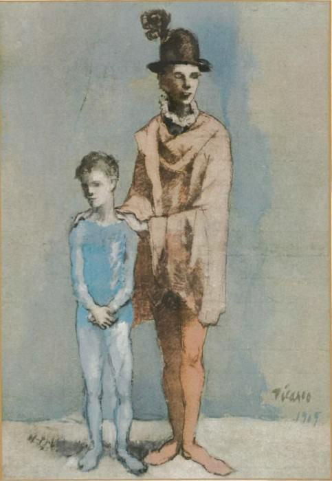 1905 Acrobate et jeune arlequin3, Пабло Пикассо (1881-1973) Период: 1889-1907