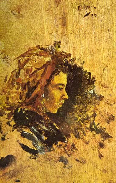 1895 Profil de femme de Galice, Пабло Пикассо (1881-1973) Период: 1889-1907