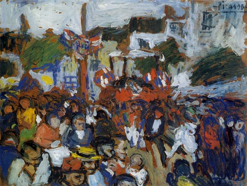 1901 Le quatorze juillet, Пабло Пикассо (1881-1973) Период: 1889-1907