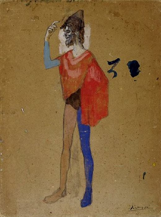 1904 Le saltimbanque, Пабло Пикассо (1881-1973) Период: 1889-1907