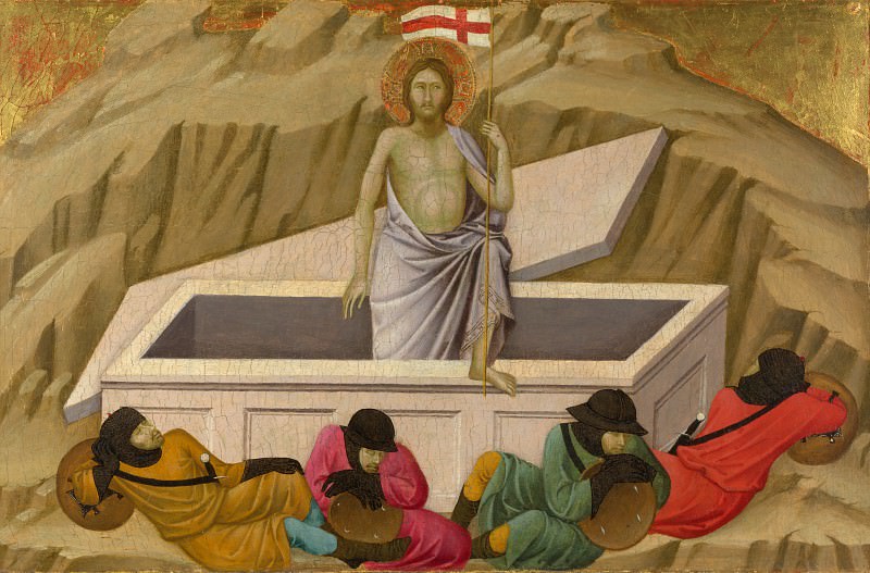 Уголино ди Нерио – Алтарь из Санта Кроче – Воскресение Христа, Часть 6 Национальная галерея