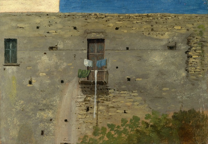 Томас Джонс – Стена дома в Неаполе, Часть 6 Национальная галерея