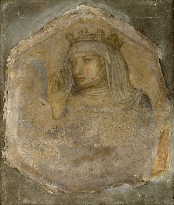 Workshop of Pietro Lorenzetti – A Crowned Female Figure , Part 6 National Gallery UK