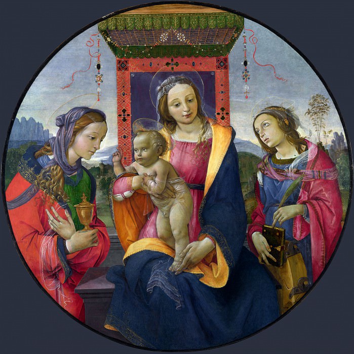 Raffaellino del Garbo – The Virgin and Child with Saints, Part 6 National Gallery UK
