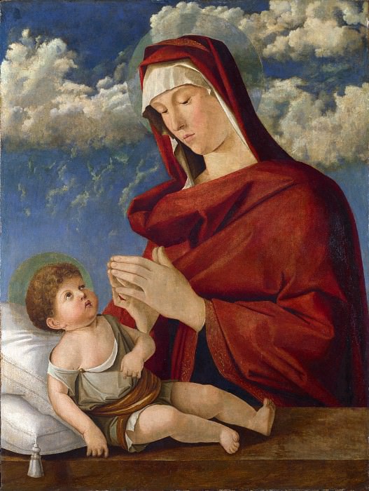 Workshop of Giovanni Bellini – The Virgin and Child, Part 6 National Gallery UK