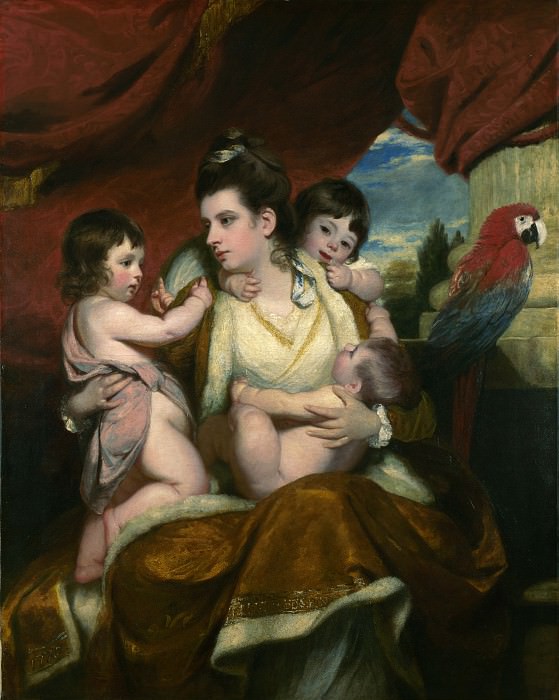 Sir Joshua Reynolds – Lady Cockburn and her Three Eldest Sons, Part 6 National Gallery UK